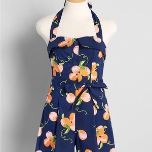 🍑 ModCloth A Peach of My Heart Romper 🍑